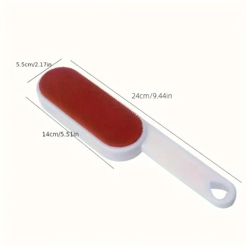 Self-Cleaning 2-Sided Lint Roller & Pet Hair Remover Brush – Removes Dog & Cat Hair from Clothes, Sofa, Carpet