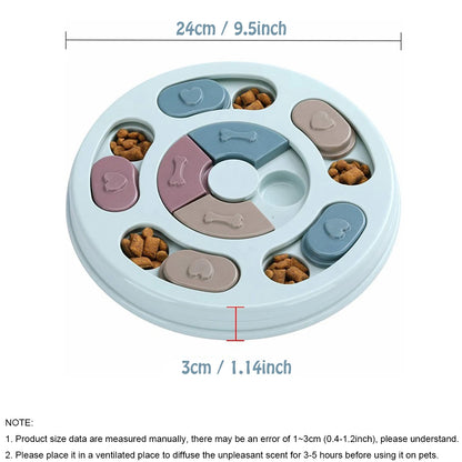 Dog Food Hiding Bowl – Slow Feed Training & Interactive Educational Feeding Toy for Dogs