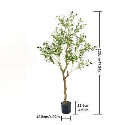 Artificial Olive Tree with Fruit – 4/5/6FT Home & Garden Decor