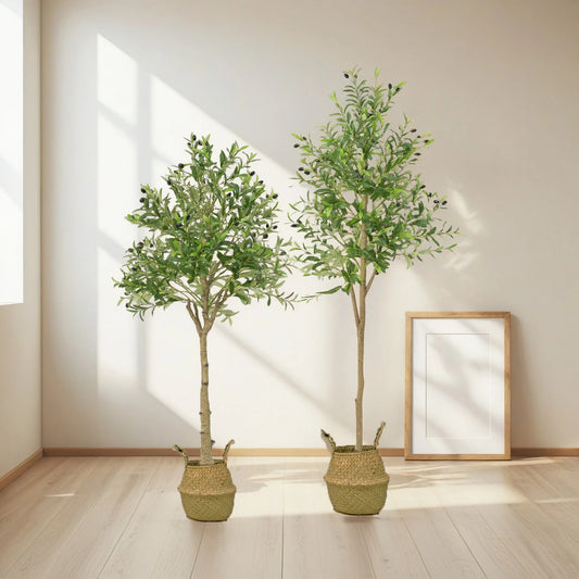 Artificial Olive Tree with Fruit – 4/5/6FT Home & Garden Decor