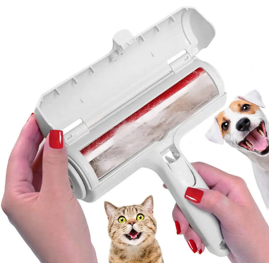 Pet Hair Remover Roller Self-Cleaning Base for Easy Dog & Cat Fur Removal, Perfect for Furniture