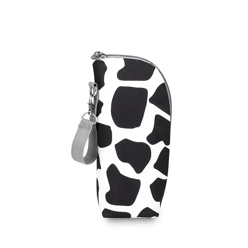Baby Bottle Warmer Bag – Insulated, Aluminum Lined, Stroller Hanging Storage for Drinks