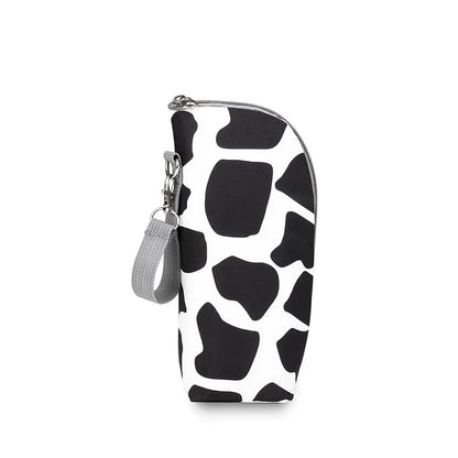 Baby Bottle Warmer Bag – Insulated, Aluminum Lined, Stroller Hanging Storage for Drinks