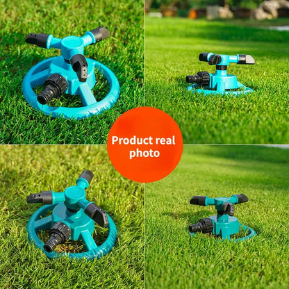 360° Automatic Rotating Sprinkler Nozzle  Efficient Garden & Lawn Irrigation